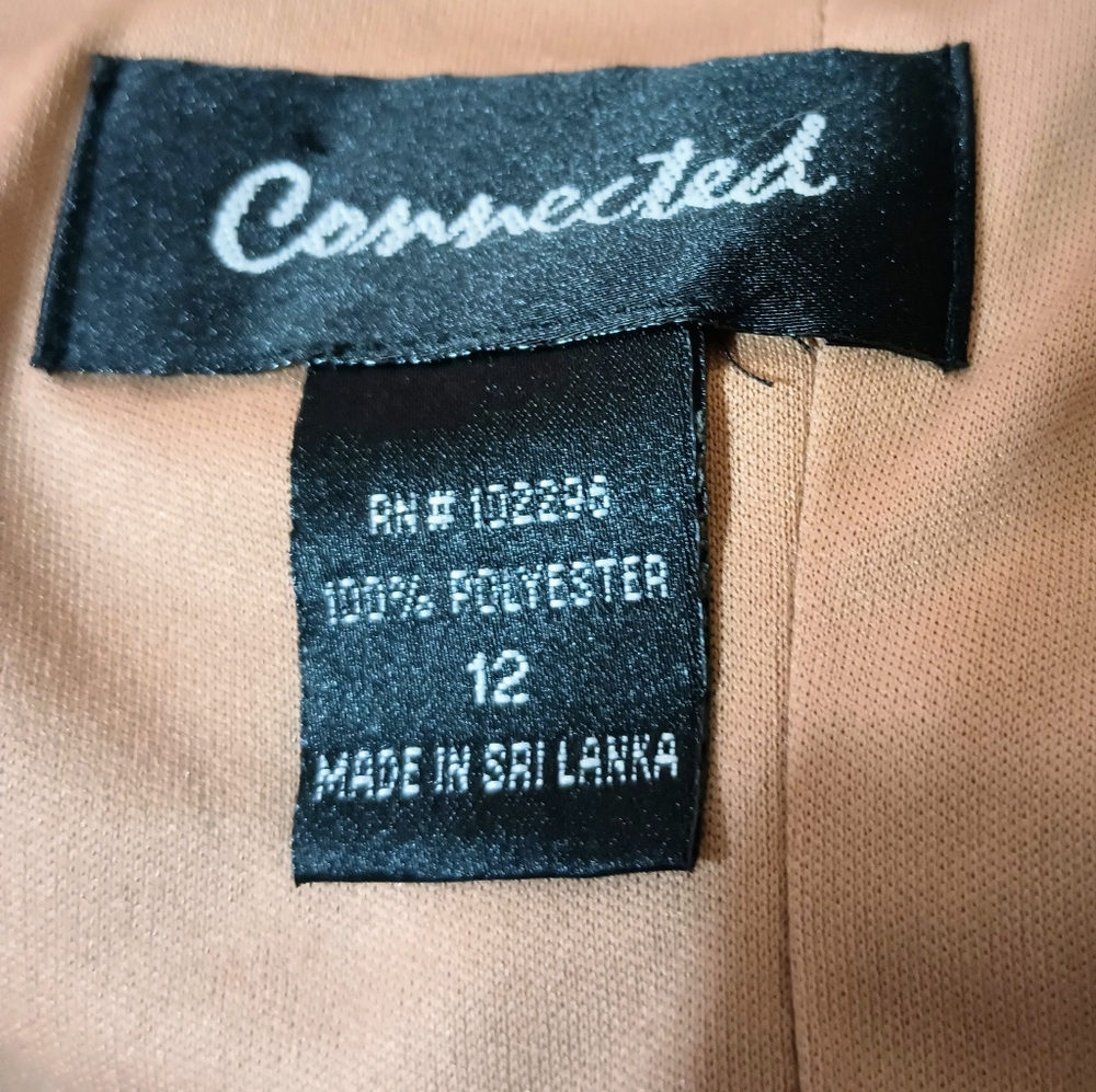 Connected Woman Elegant Black Backless Evening Dress Size 12. - Picture 5 of 14